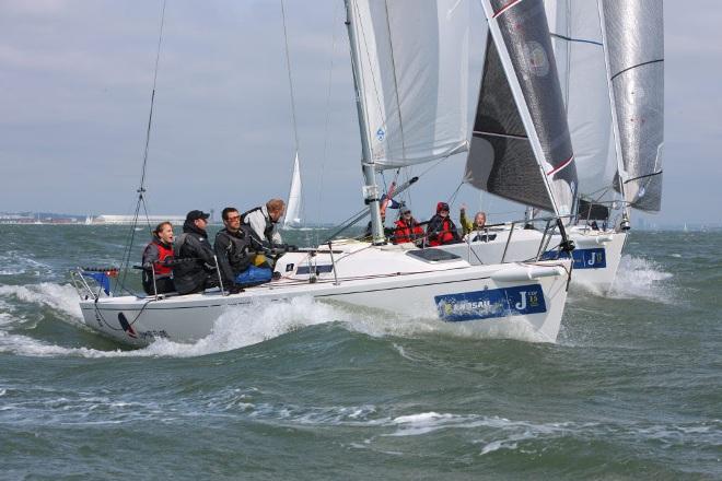 Ten races are scheduled for the J/80 UK National Championship over three days © Tim Wright